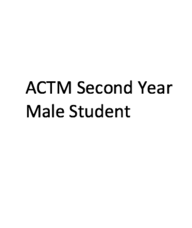 Book an Appointment with ACTM Second Year Male for Massage Therapy